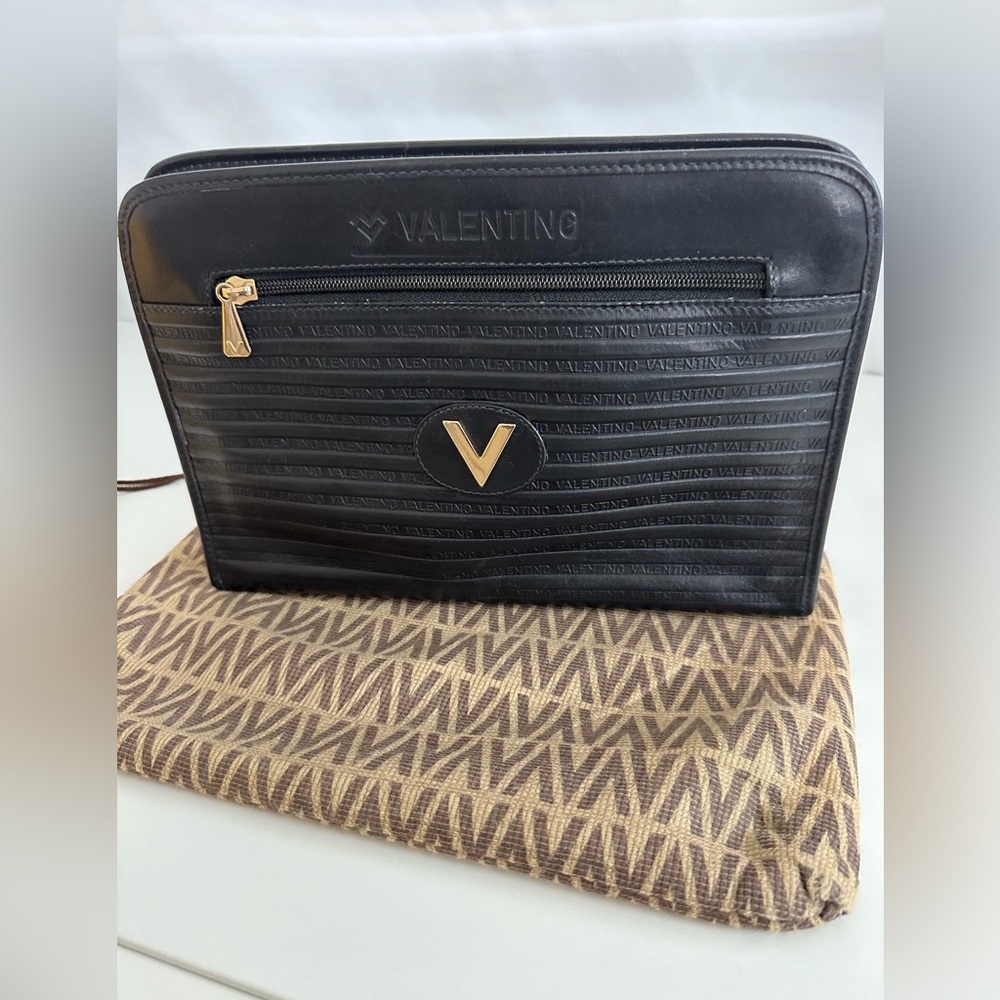 Mario Valentino Vachetta Leather Clutch Released in Japan *Rare*